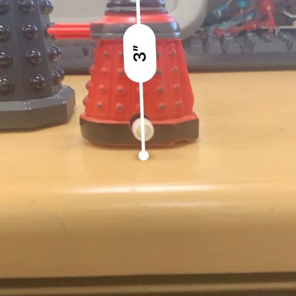 Doctor Dr Who Dalek Image BBC Terry Nation 1963 Action Figure ,Black 5”  Red 3” - Picture 11 of 14